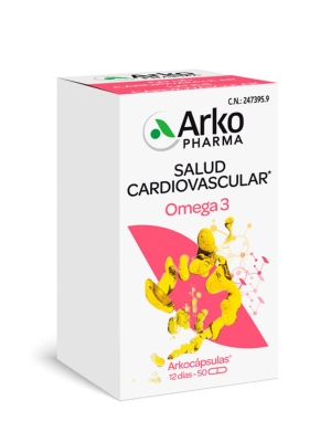 Arkopharma arkocápsulas omega 3 50 cápsulas