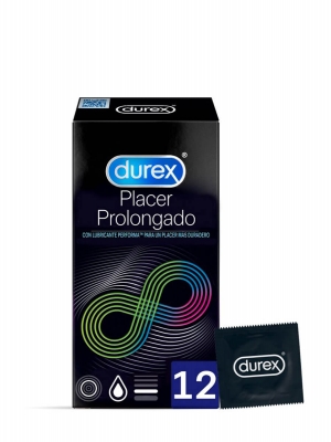 Durex preservativos placer prolongado 12 unidades