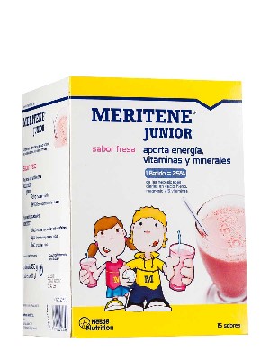 Meritene junior fresa 30 gr 15 undidades