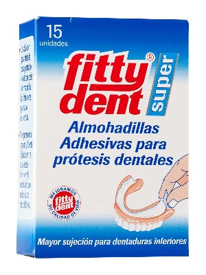 Fittydent super almohadillas adhesivas protesis