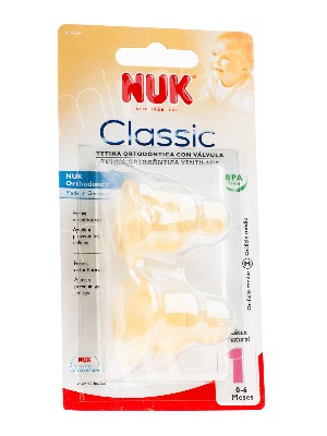 Nuk tetina leche tatex-1 2 unidades