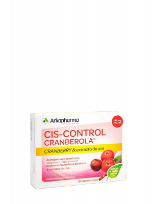 Arkopharma cis-control cranberola 60 comprimidos