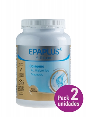 Epaplus ácido hialurónico + magnesio sabor vainilla pack 2 unidades