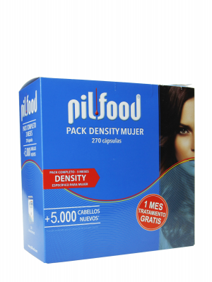 Pilfood pack density 3 meses mujer, 270 cápsulas.