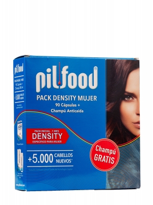 Pilfood pack intensity mujer 1 mes, 15 ampollas y 90 cápsulas.