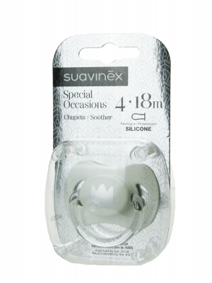 Suavinex special occasions chupete tetina fisiológica silicona 4-18m