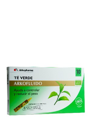 Te verde arkofluido ampollas 10 viales