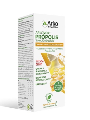 Arkopharma Arkovox própolis jarabe sabor menta 150 ml