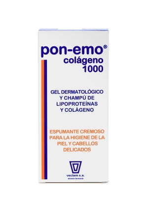 Pon-emo colágeno gel-champú dermatológico 1 litro