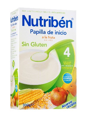 Nutriben inicio a la fruta papilla sin gluten 300gr
