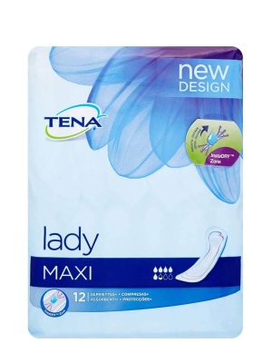 Tena lady maxi 12 compresas