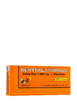 Revital jalea real vitaminado 1000 mg , 20 amp
