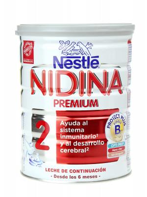 Nestlé nidina 2 premium leche de continuación 800 gr