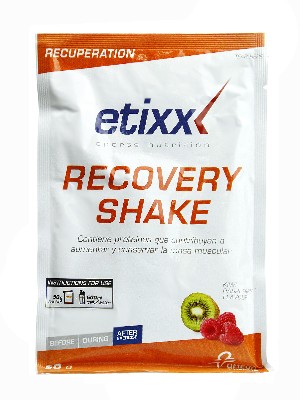 Recovery shake sabor franbuesa-kiwi de etixx,1 sobre de 50g