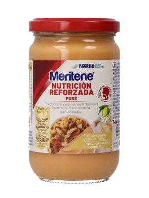 Meritene pure de pollo pasta y champiñones 300 gr
