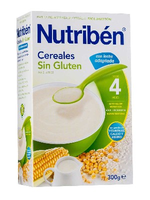 Nutriben cereales sin gluten leche adaptada 300