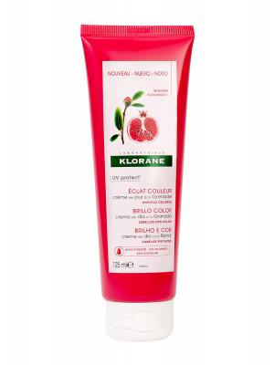 Klorane crema de día a la granada sin aclarado cabellos con color 125 ml
