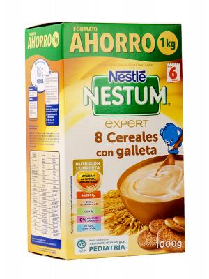 Cereales nestle nestum expert 8 cereales con galleta 1000 g