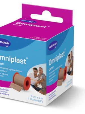 Omniplast esparadrapo color carne 5cm x 5m