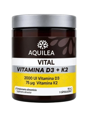 Aquilea vital vit d3+k2 90 caps