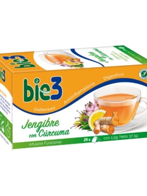 Bio3 jengibre con curcuma 25 bolsitas