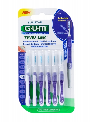 Cepillo interdental viaje gum 1512 trav-ler 1.2 mm