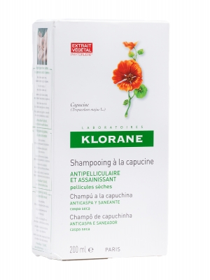 Klorane champú anticaspa con extracto de capuchina 200 ml