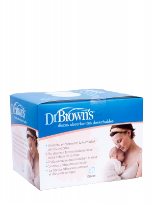 Discos lactancia absorbentes desechables dr browns