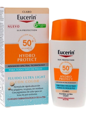 Eucerin hydro protect color claro fps50+