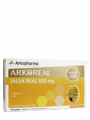 Arkopharma arkoreal jalea real fresca 500 mg 20 ampollas