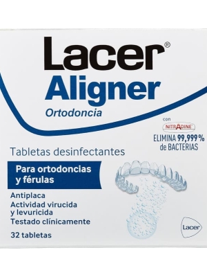 Lacer aligner tabletas limpiadoras 32und