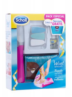 Lima para las uñas de dr scholl en rosa + regalo de neceser.