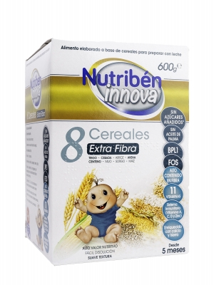 Nutribén innova 8 cereales extra fibra 600 g