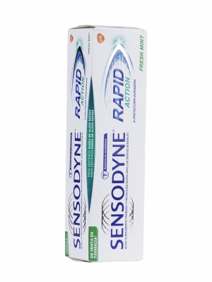 Pasta dentífrica sensodyne rapid fresh mint 75 ml