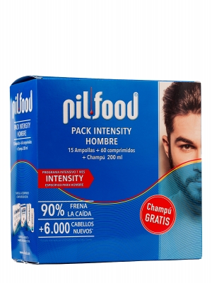 Pilfood pack energy hombre 60 comprimidos + champú anticaída gratis