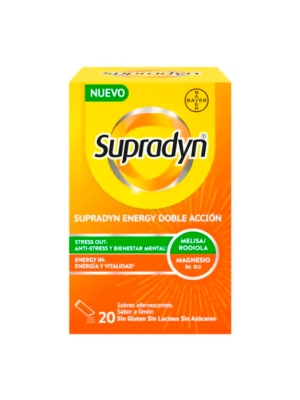 Supradyn energy doble accion 20 sobres