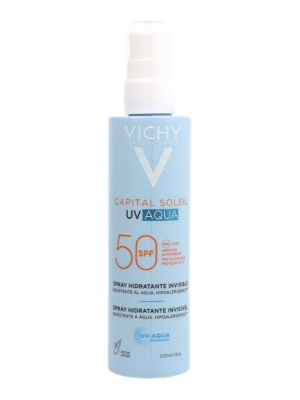Vichy capital soleil  spf50+ uv aqua spray invisible 200ml