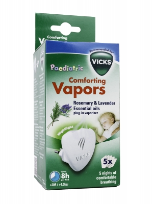Vicks difusor eléctrico aceites esenciales