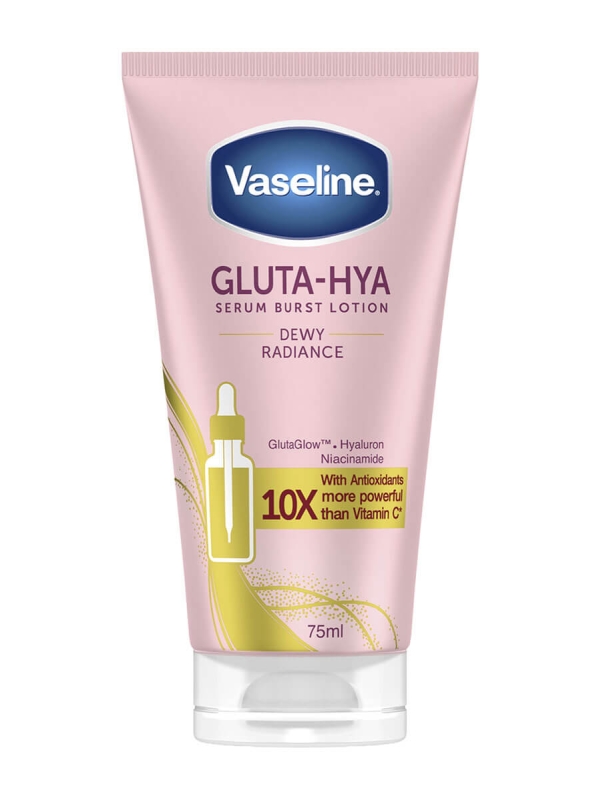 Vaseline gluta-hya sérum corporal dewy radiance 75ml
