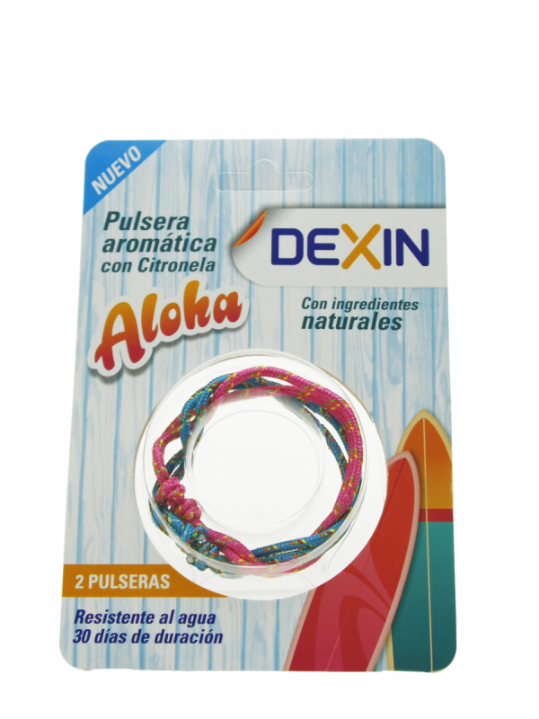 Dexin pulsera aromática con citronela 2 pulseras 1 mes de duración