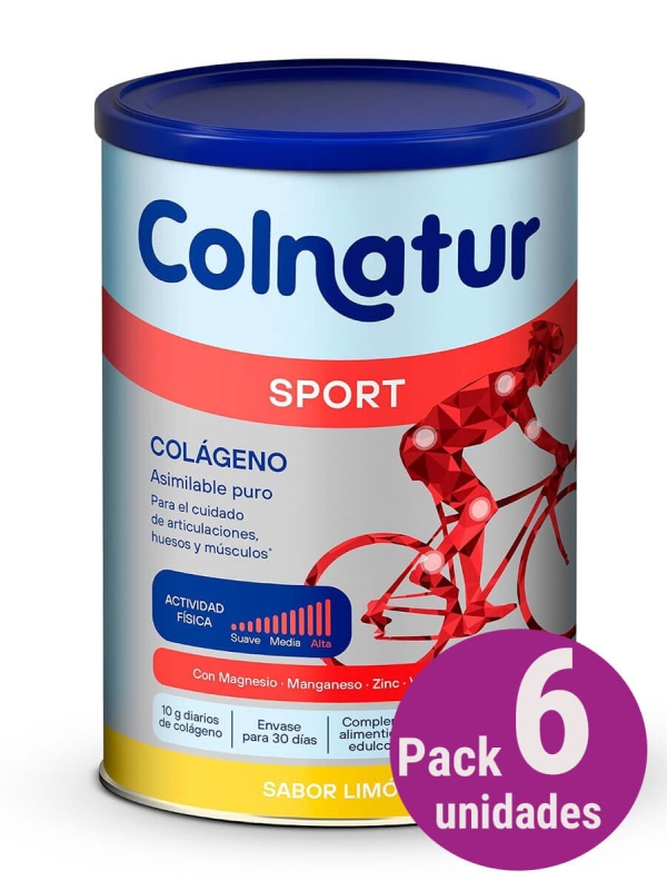 Pack 6 unidades colnatur sport limón