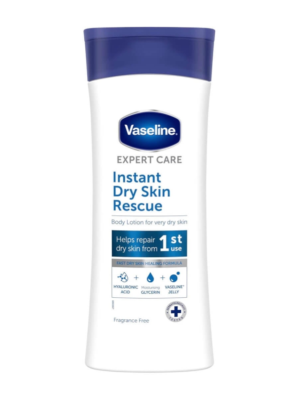 Vaseline expert care instant dry skin rescue loción corporal 400ml