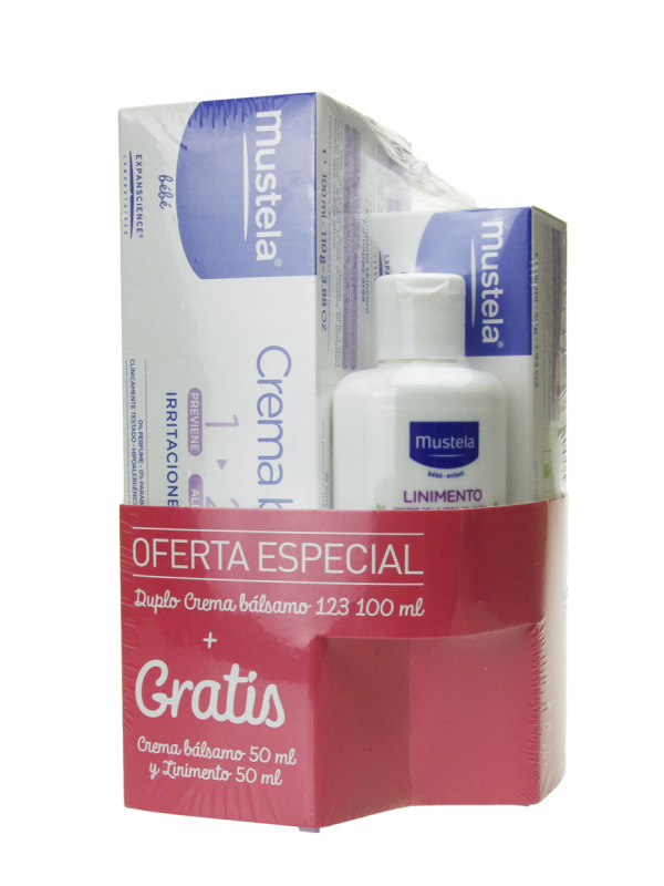 Mustela duplo crema bálsamo 123 100ml + regalo
