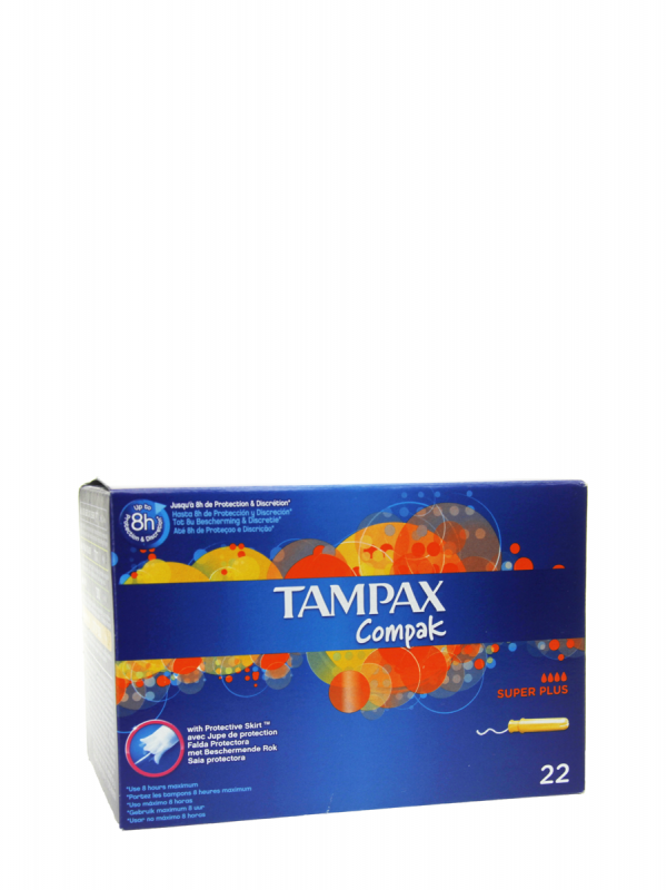 Tampax compak superplus 22 unidades