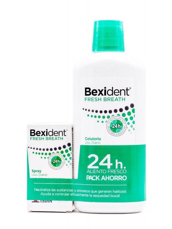 Bexident fresh pack colutorio 500 ml+ spray 15 ml