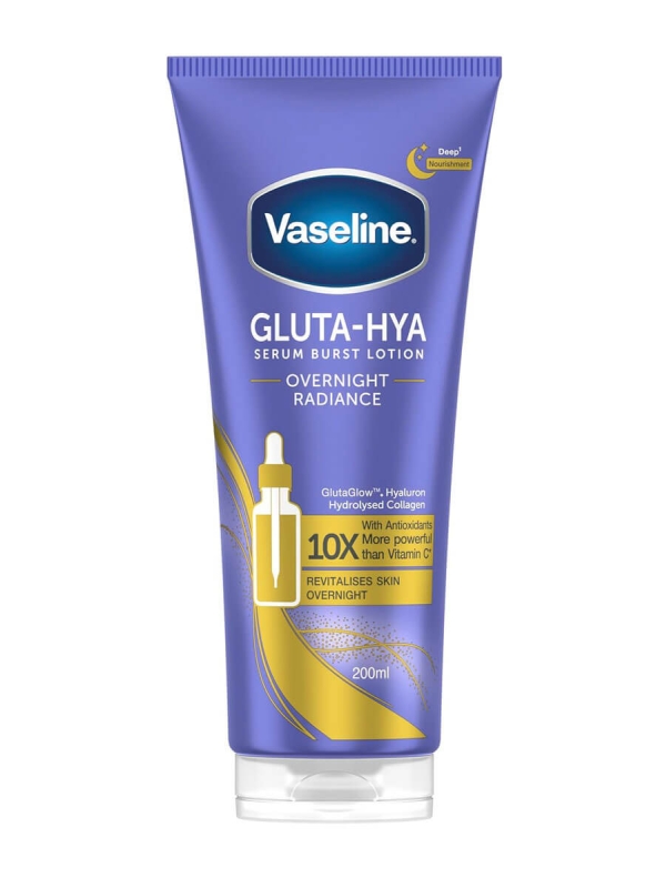 Vaseline gluta-hya sérum corporal overnight radiance 200ml