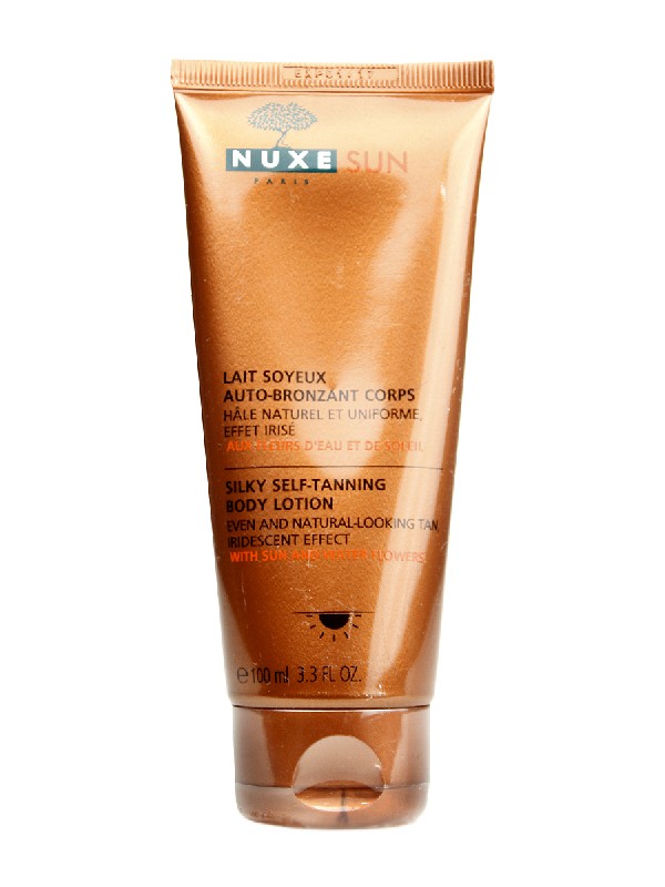 Leche corporal autobronceadora tacto seda de nuxe 100ml