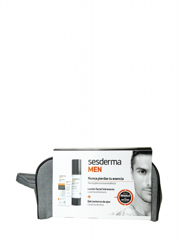 Sesderma men loción facial hidratante + gel contorno de ojos