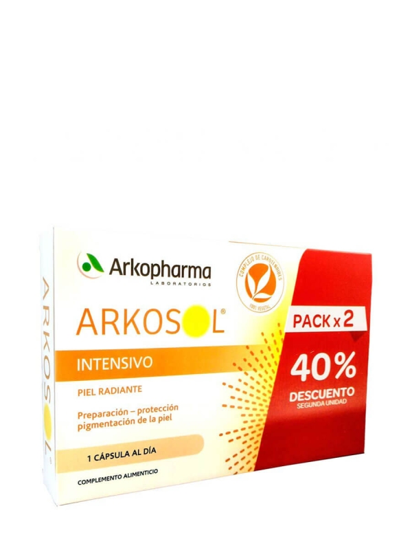 Arkopharma arkosol intensivo duplo 2x30 cápsulas