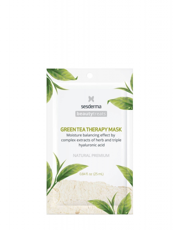 Sesderma green tea mascarilla facial hidratante 1 sobre 25 ml